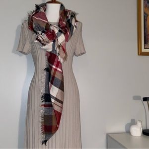 Plaid oversized scarf 🧣